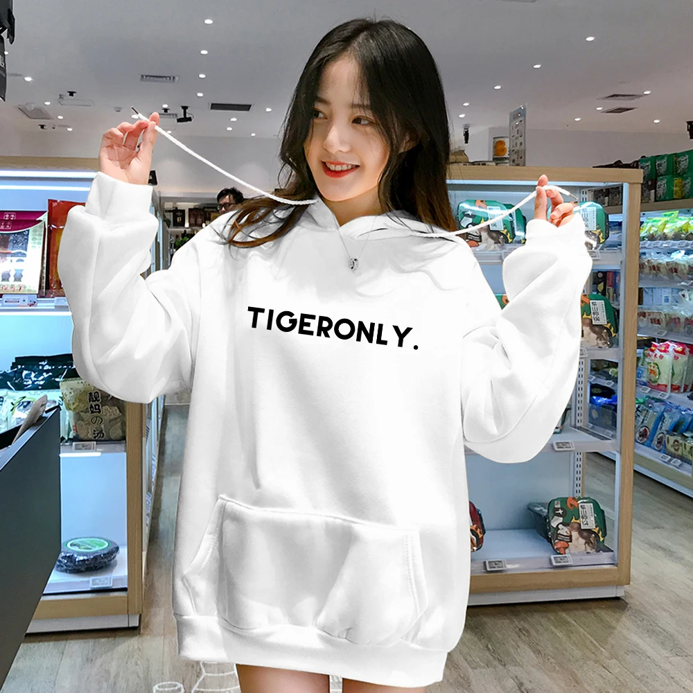 Женская толстовка с длинным рукавом и принтом букв | одежда