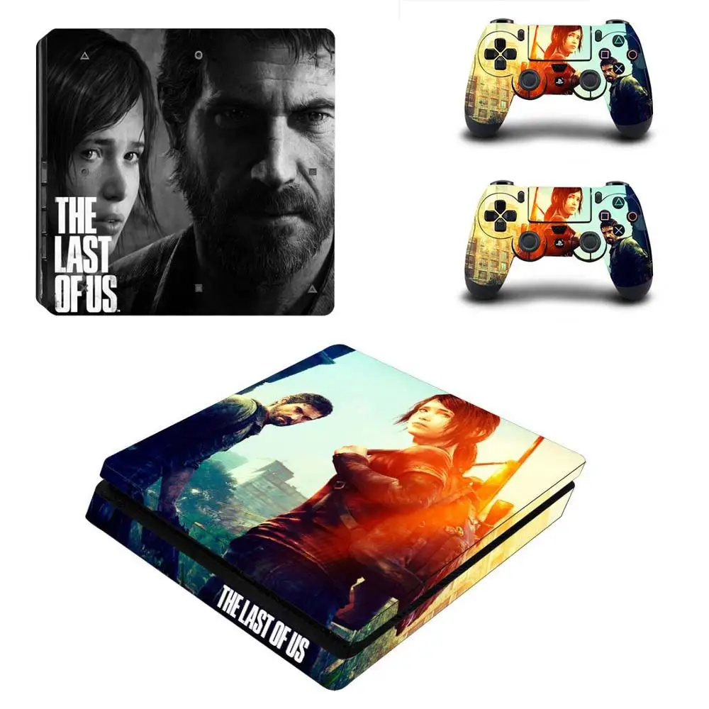 Последняя из США PS4 тонкая защитная оболочка Виниловая наклейка для консоли и