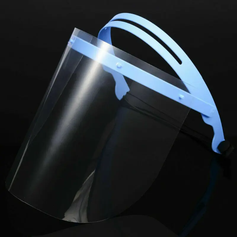 2020 Newest Hot Safty Face Shield Clear Flip-Up Visor 1 frame + 10 visors Industry Dental Medical Work Guard Anti-fog |