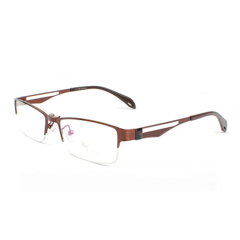 Мужские коричневые оправы из нержавеющей стали 2 шт. магнитные солнцезащитные