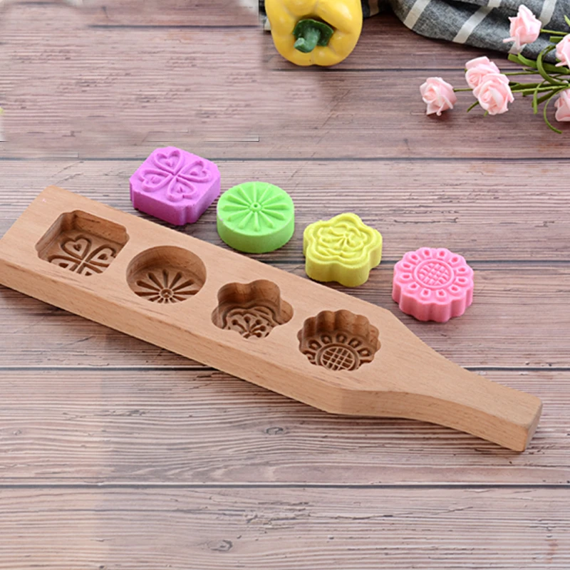 Деревянный лунный торта ручной работы с экологически чистой Кондитерские