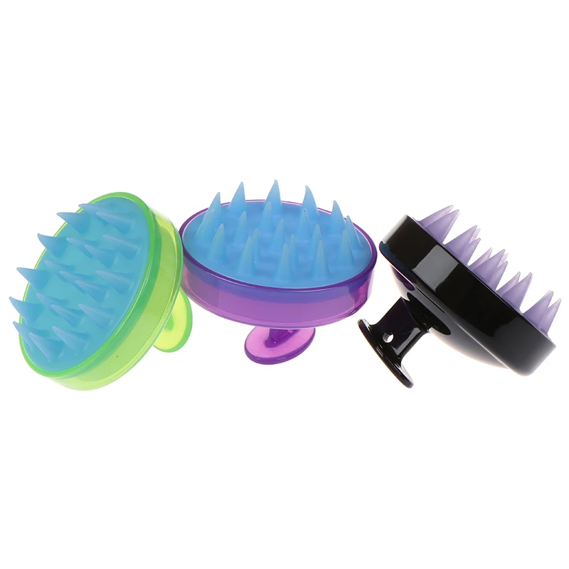 

Silicone Plastic Massager Shampoo Scalp Massage Brush Hair Washing Body Shower Brush Bath Spa Massage Brush And Facial Cleansing