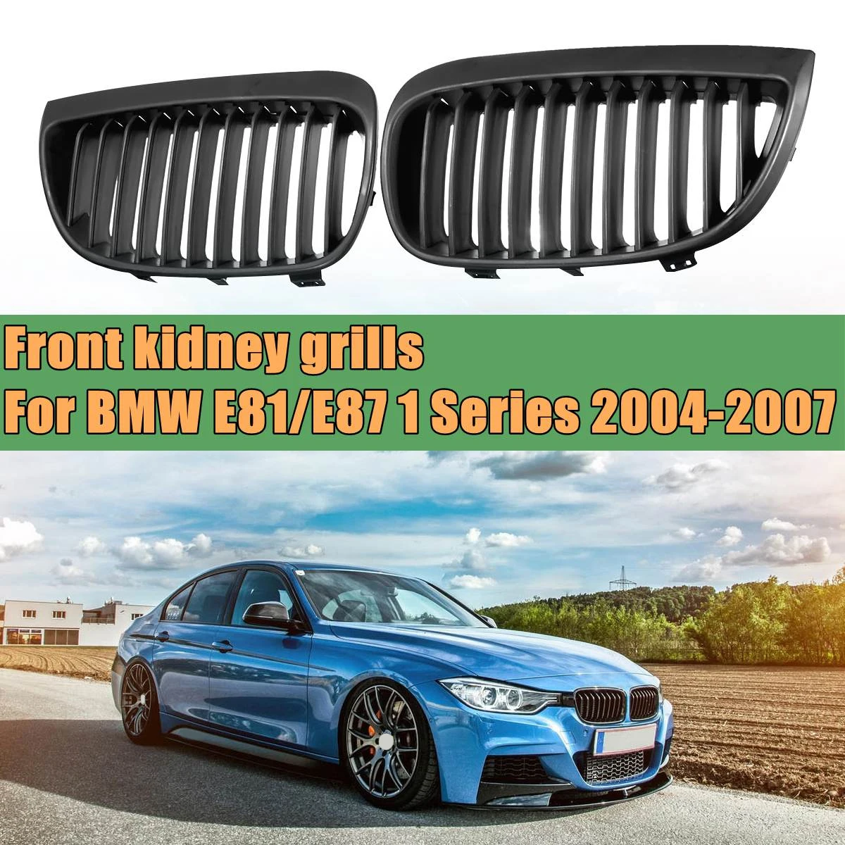 Пара левого и правого автомобиля Передняя Спортивная почечная решетка для гриля