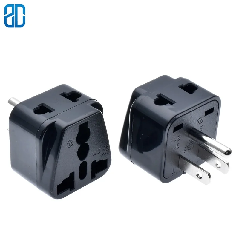 Copper USA 3pin Universal Travel Adaptor Plug AU/UK/US/EU To US Power Socket Convertor | Электроника