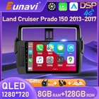 Eunavi Android Авто Радио стерео для Toyota Land Cruiser Prado 150 2013 - 2017 мультимедийный плеер Carplay 4G GPS 2 Din DVD