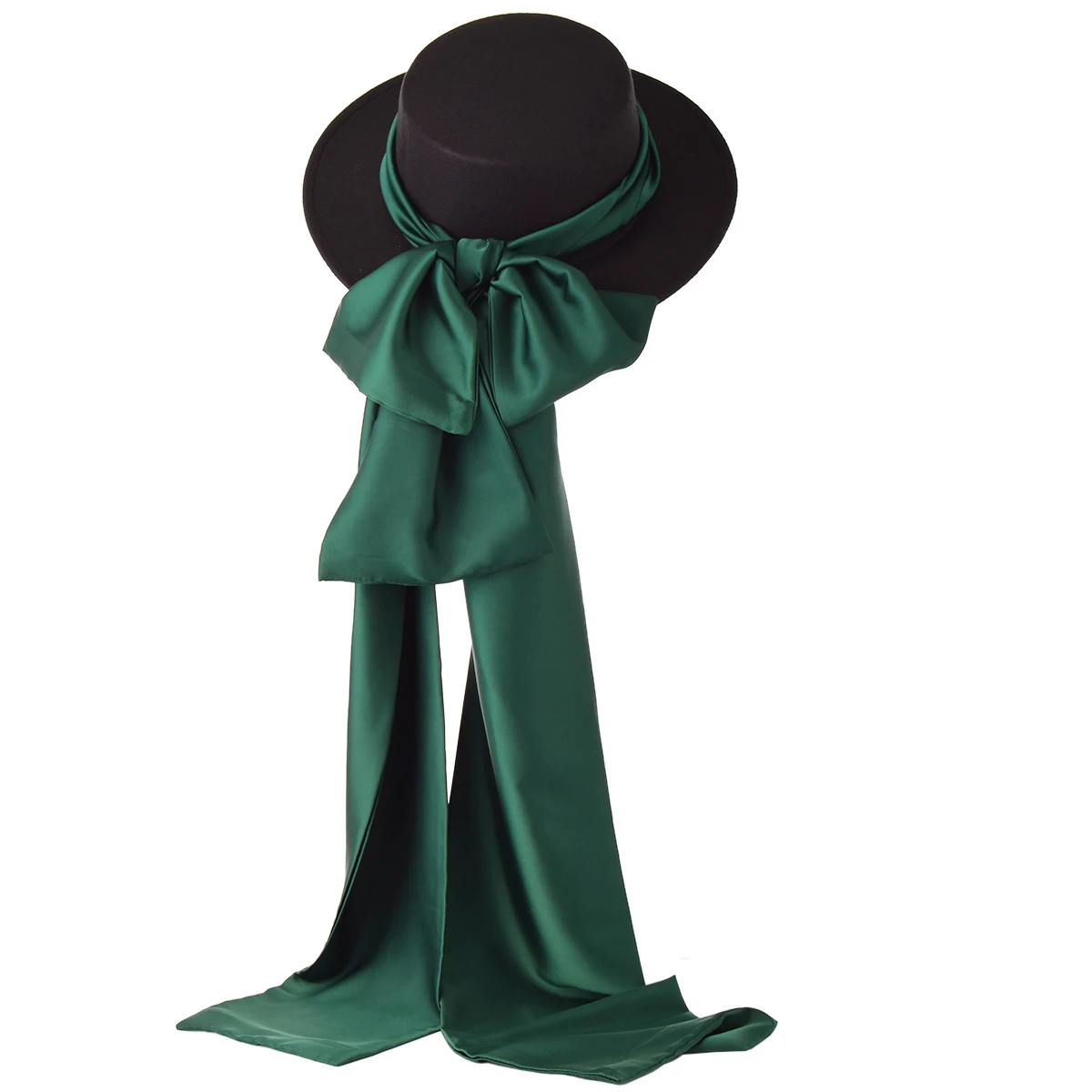 

Lolita Vintage Hat for Women Woolen Silk Scarf Fedora