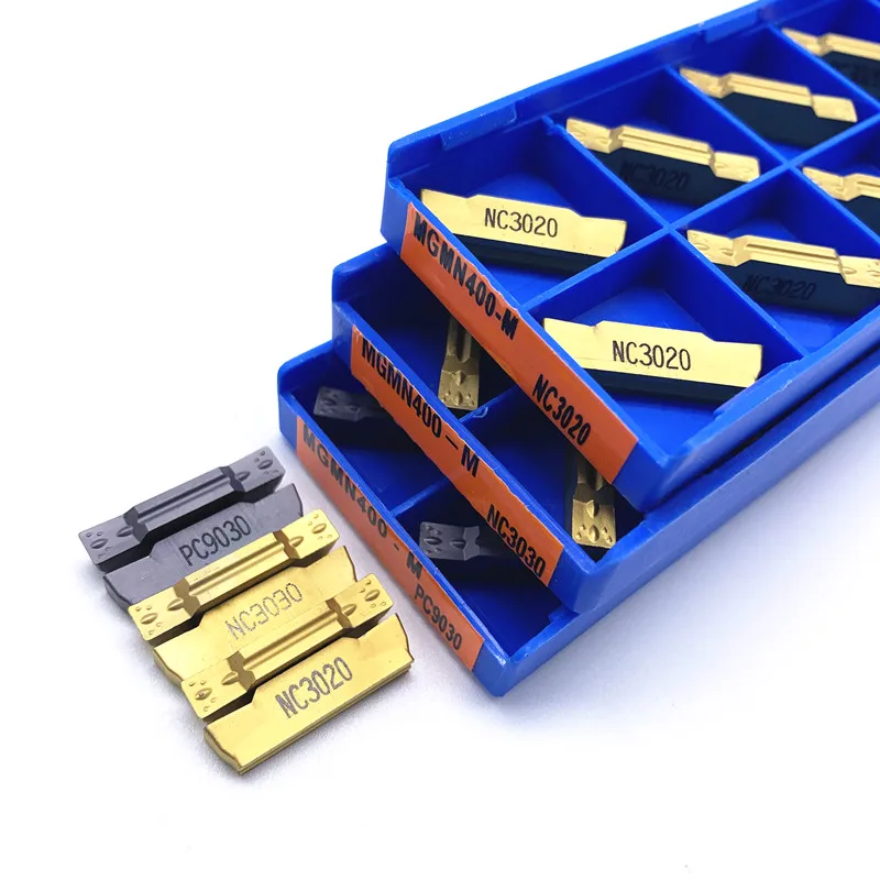 MGMN200-inserciones de carburo de ranurado CNC, herramienta de torneado, MGM300 MGMN400 PC9030/NC3020/NC3030