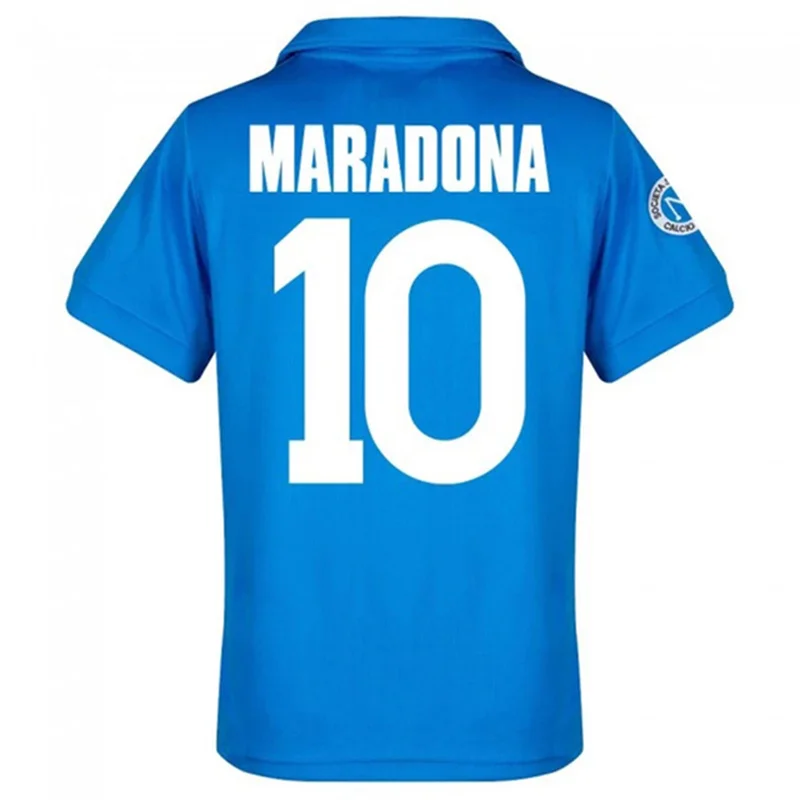 

1986 1987 1988 1989 1990 1991 Napoli Retro Jersey 88 89 Naples Maradona FERRARA Careca Vintage Classic Shirt