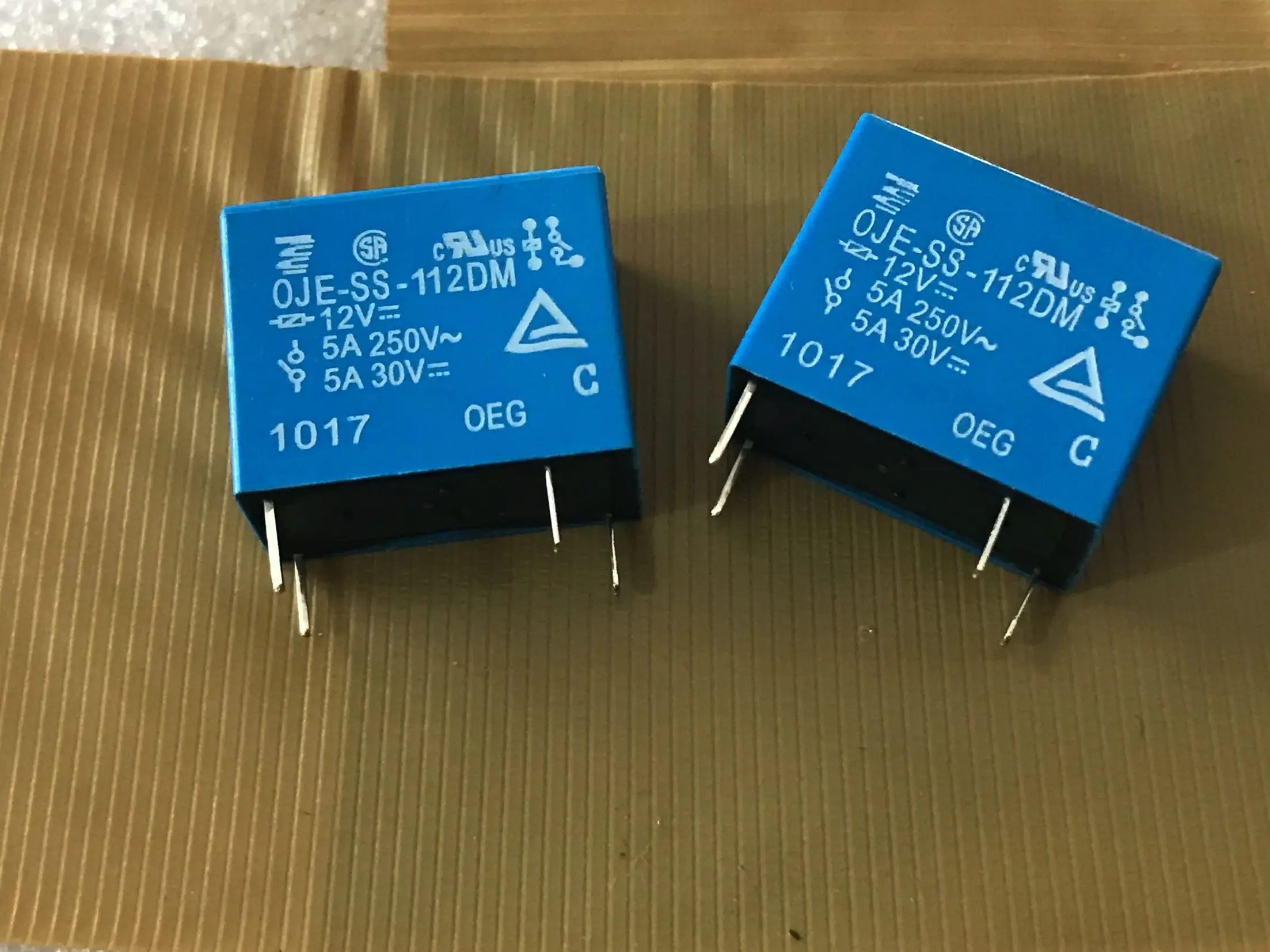 Реле мощности OJE SS 112DM 5A 250VAC 4 контакта|Реле| |