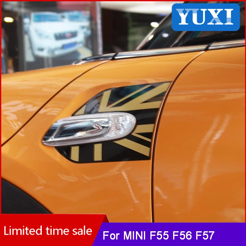 2 шт. наклейки на крыло автомобиля разделительные боковые для Mini Cooper S One JCW F55 F56