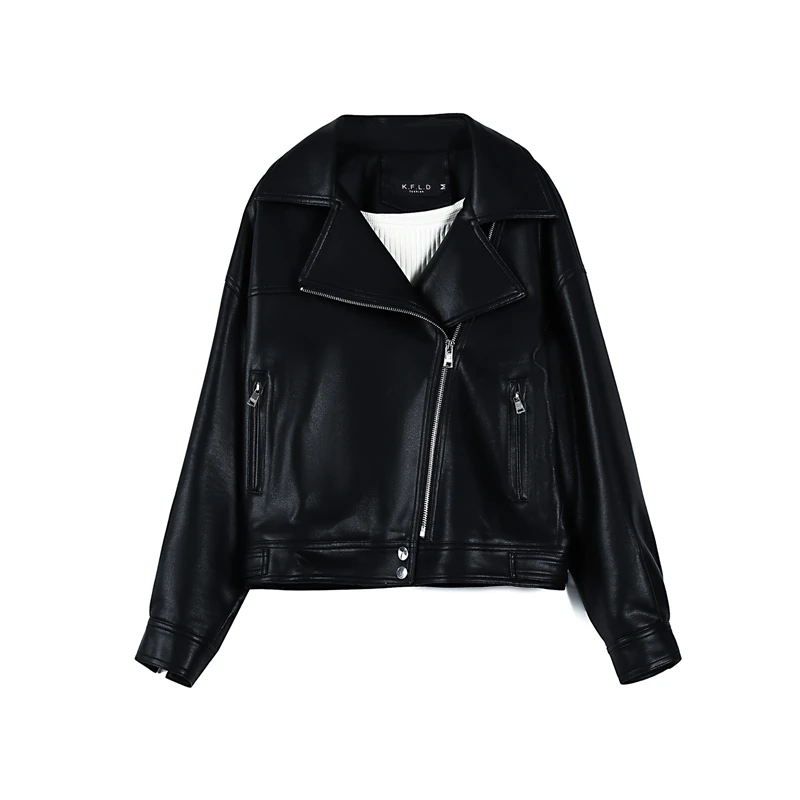 Замшевое кожаное пальто куртка для весны и осени стройная верхняя одежда