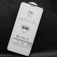 50 шт./лот 6D изогнутое закаленное стекло 9H Защита экрана для iPhone SE 2020 11 Pro Max XS XR X 8 7 Plus 6 6S + пленка против царапин