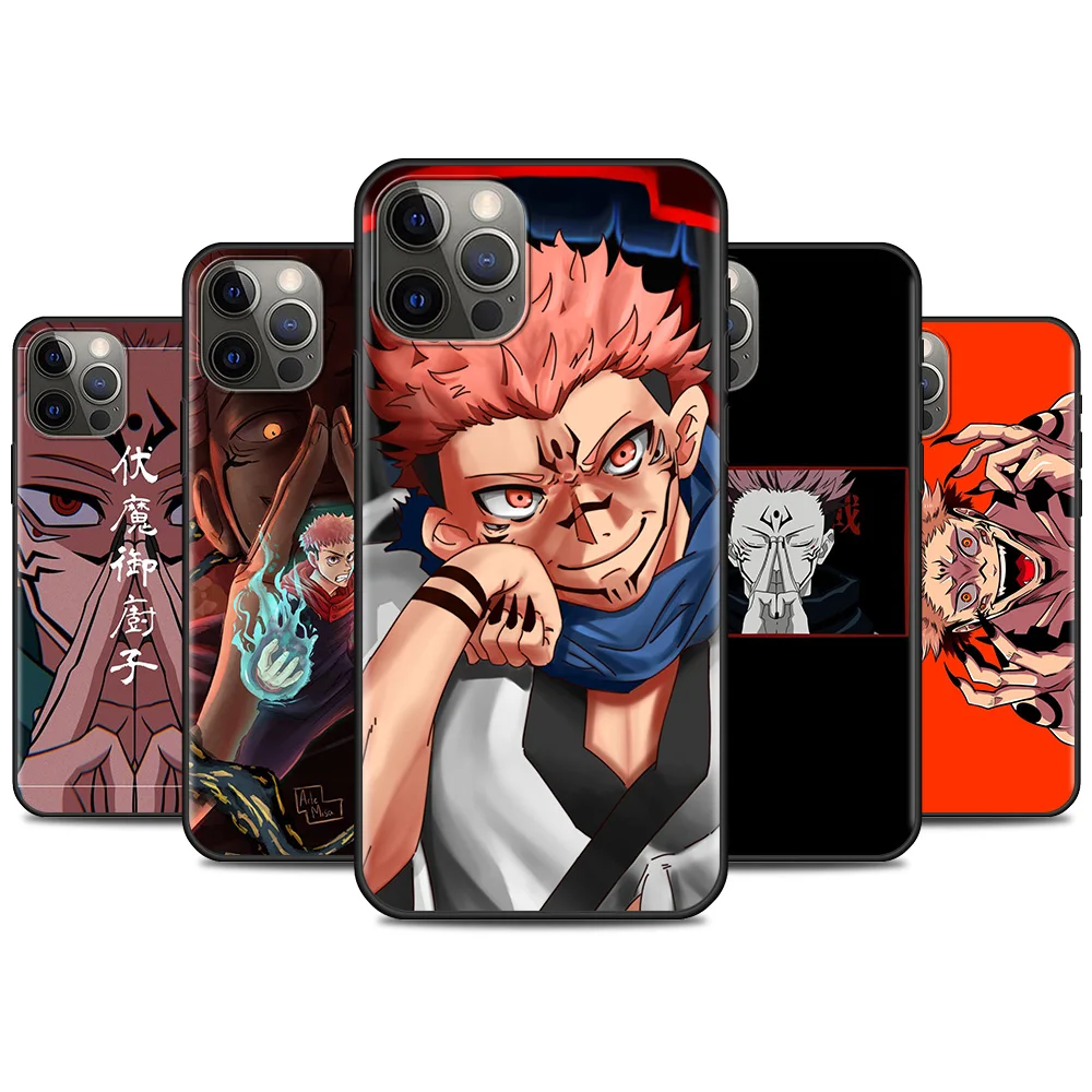 

Phone Case for Apple iPhone 11 7 XR 12 Pro Max X 6 6S 8 Plus 11Pro 12 Mini XS 5 5S Back Cover Jujutsu Kaisen