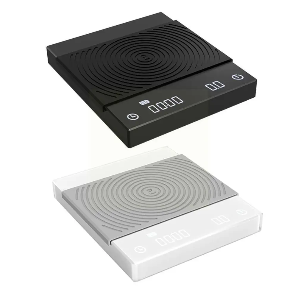 

1pcs New Version Black Mirror Electronic Scale Pour over Espresso Coffee Scale Smart Scale for Automatic Timing Kitchen Sca U6V5