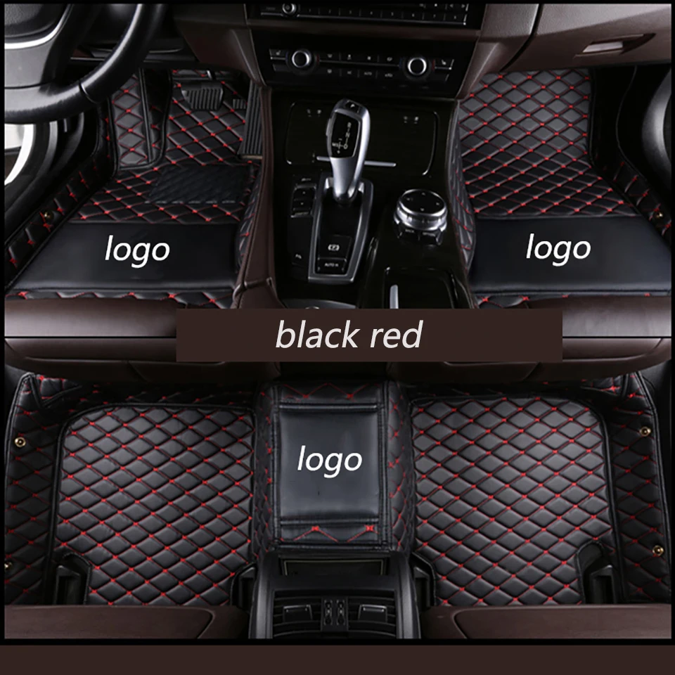 

ZRCGL Custom logo Car floor mat for BYD all models F0 F3 Surui SIRUI F6 G3 G5 G6 S6 M6 L3 S7 E6 E5 car styling auto accessories