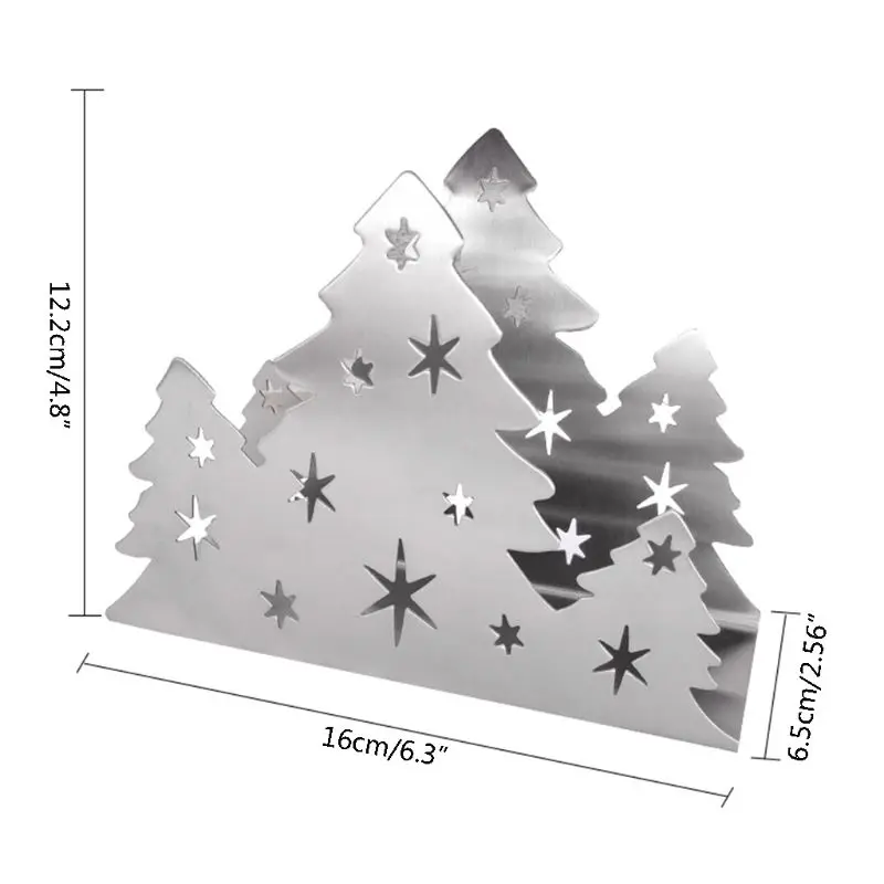 Держатель для салфеток из нержавеющей стали Стойка бумажный распределитель