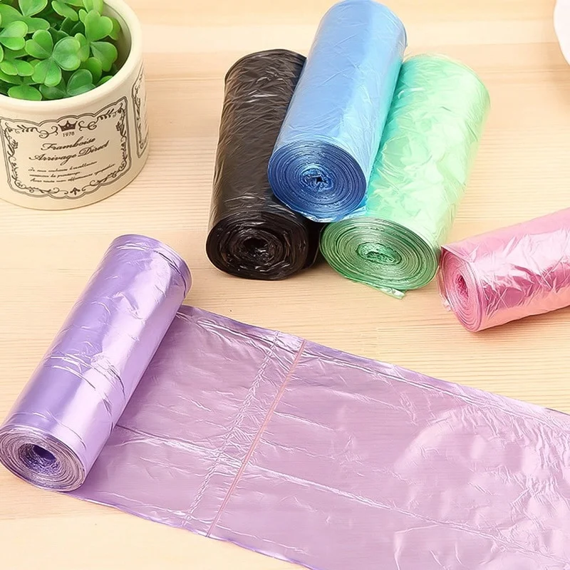 

30pcs/roll Portable Garbage Bags Storage Bag for Home Waste Trash Bags Biodegradable Recycle Bin Bathroom Bucket Bags Dispenser