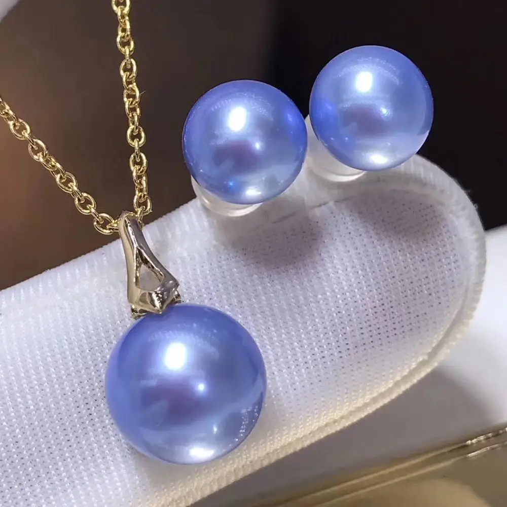 Комплект из жемчуга и 18 К 6 10 мм|Ювелирные наборы| |