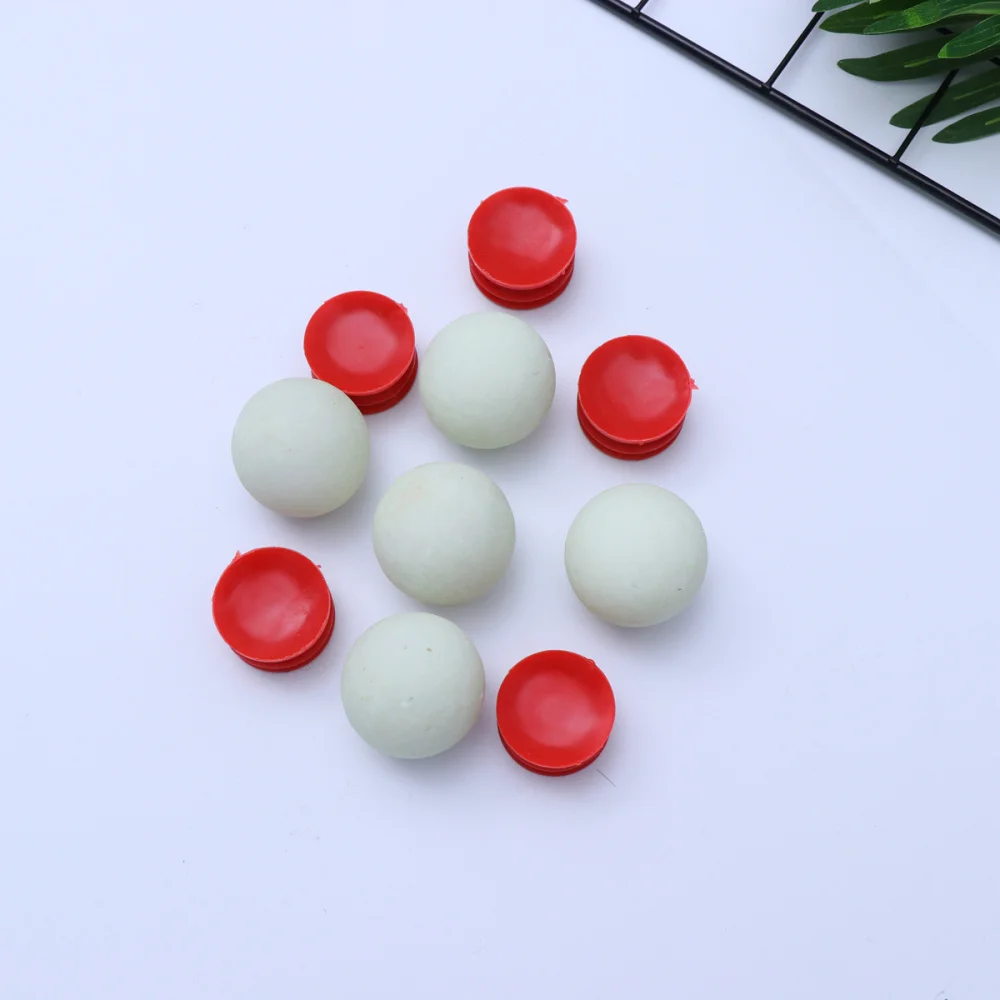 

10pcs Luminous Balls Set Natural Ice Stone Luminous Frosted with Base 5pcs 35mm Balls and 5pcs Base for Home