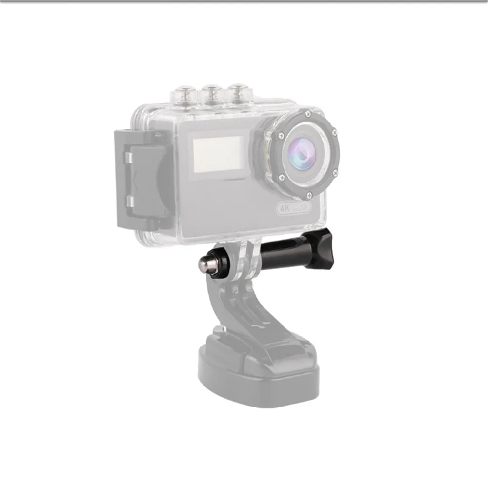 Длинный CNC алюминиевый сплав винтовое крепление для GoPro Hero 7 6 5 черный 4 Sjcam Xiaomi Yi 4K