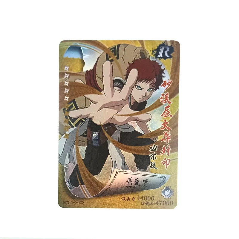 

50pcs Anime Naruto Cards 3D HD Sasuke Kakashi Itachi Jiraiya Deidara Gaara Action Figures Trading Collection Kid Gift Toy