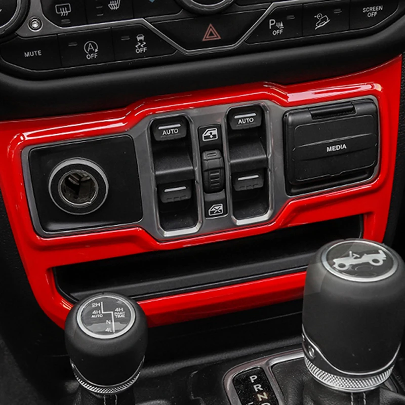 LHD! Для Jeep Wrangler JL 2018-2021 Гладиатор 2020 2021 красочное окно переключатель кнопки панель