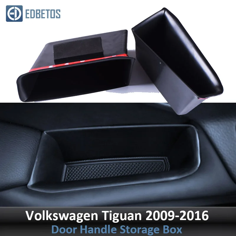Для Volkswagen Tiguan 2009 2010 2011 2013- дверная ручка подлокотник контейнер держатель лоток коробка для хранения Органайзер аксессуары
