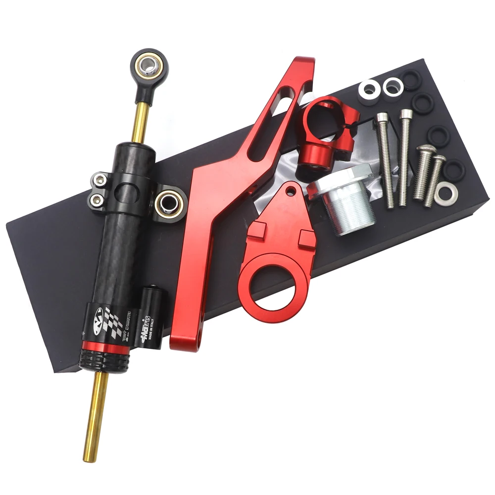 Регулируемый Линейный Обратный демпфер рулевого управления для мотоцикла с ЧПУ