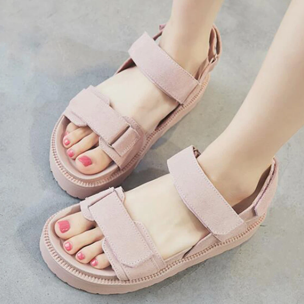 

Сандалии женские из натуральной кожи, на плоской подошве, летние, ll231