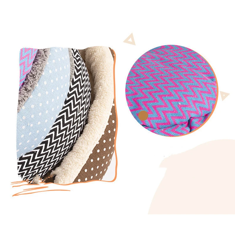 Домик для собаки Marshmallow круглая кровать складной коврик сна кошек Лежанка