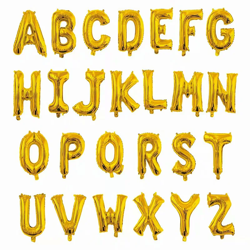 Розовое золото Mariage письмо воздушный шар День Рождения вечерние украшения дети