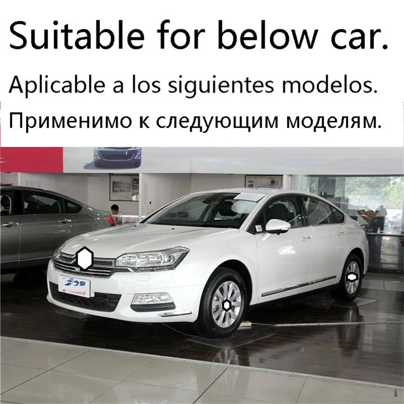 Хром Авто декоративные Automovil решетка внешняя наклейка полосы части Обложки
