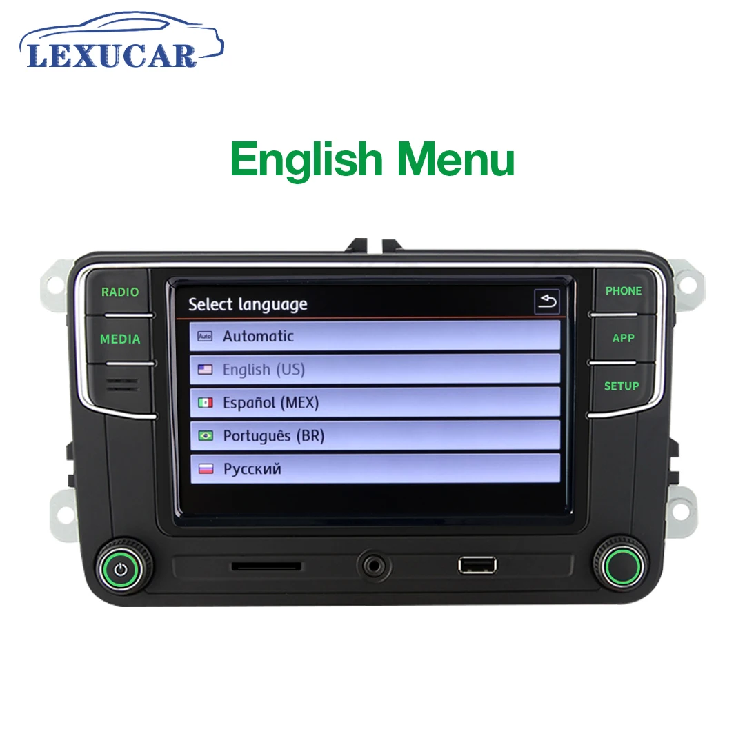 Автомагнитола RCD330 Plus мультимедийная система на Android с Mirrorlink зеленсветильник Том