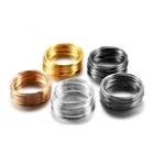 100 петлиЛот, 0,6 мм, серебристая, золотистая, бронзовая проволока с эффектом памяти для бисероплетения, стальная проволока для изготовления ювелирных изделий своими руками, фурнитура, аксессуары, браслеты