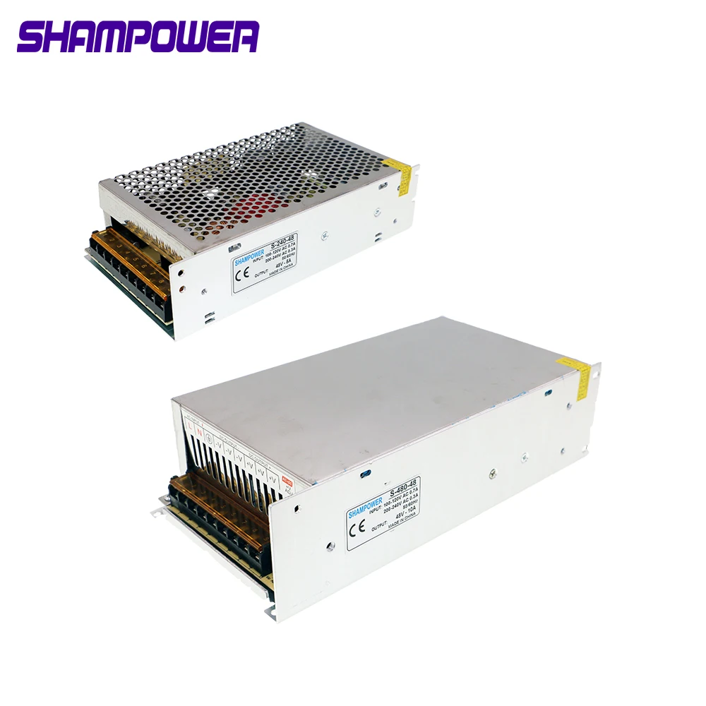 

48V5A240W SHAMPOWER Switching Power Supply AC110V/220V to DC 48V 5A 10A 240W 480W LED Strip source power Adapter 48V Transformer
