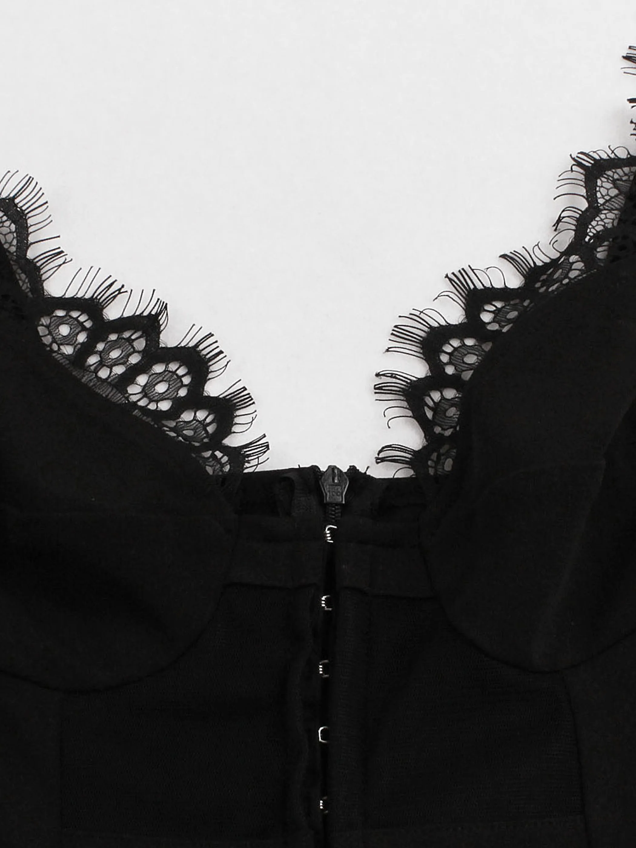 Женское облегающее платье 2019 черное Сетчатое летнее без рукавов на молнии