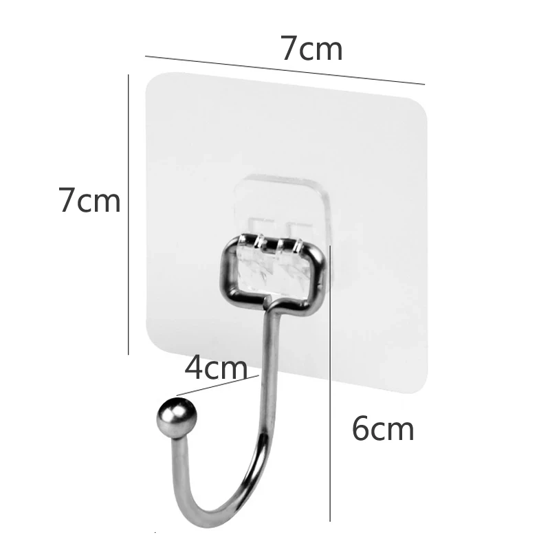 

5Pcs Big Size Strong Self Adhesive Door Wall Hangers Hooks Suction Heavy Load Rack Cup Sucker for Home and Kitchen Bathroom