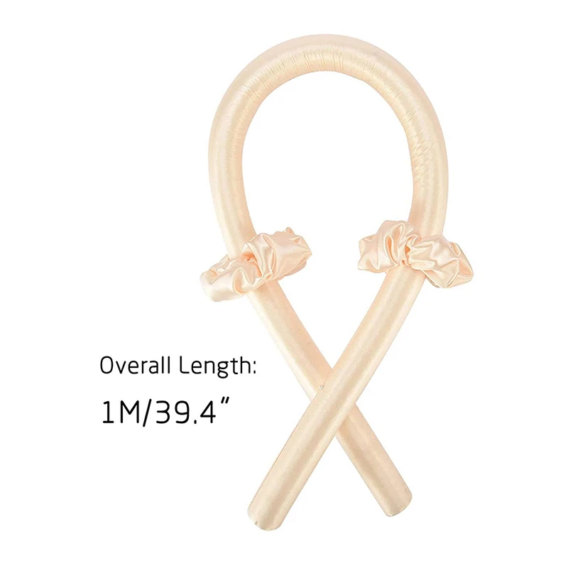 

1set Heatless Curling Rod Headband No Heat Curls Ribbon Hair Rollers Sleeping Soft Headband Hair Curlers Make Hair Styling Tools