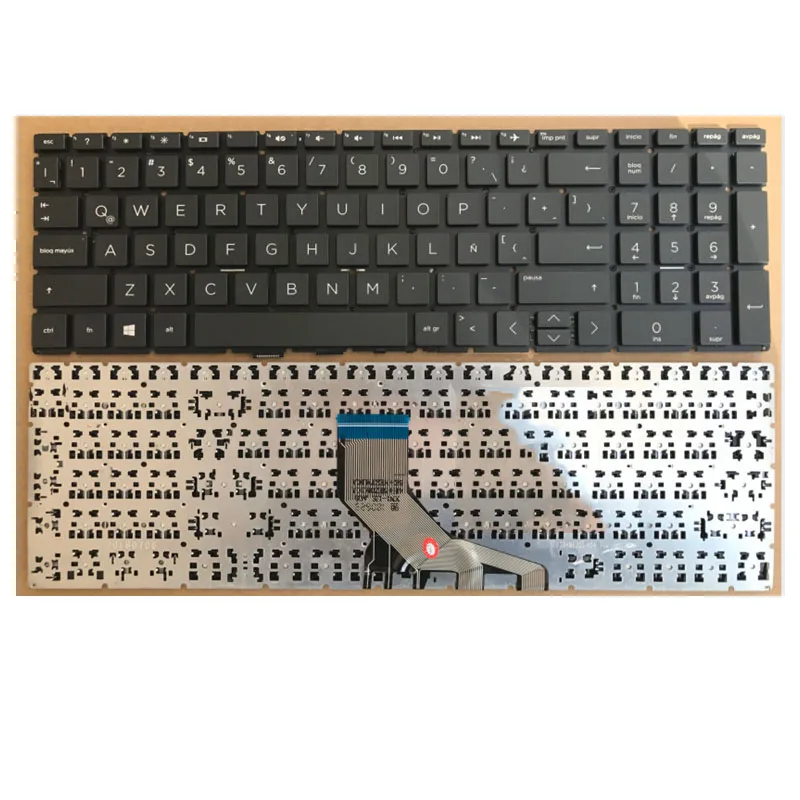 

NEW FOR HP Home 15-DA 15-DB 15-DX 15-DR 250 G7 255 G7 15-da0012dx 15-da0014dx Teclado Keyboard SP Spanish 9Z.NEZSC.41E NSK-XN4SC