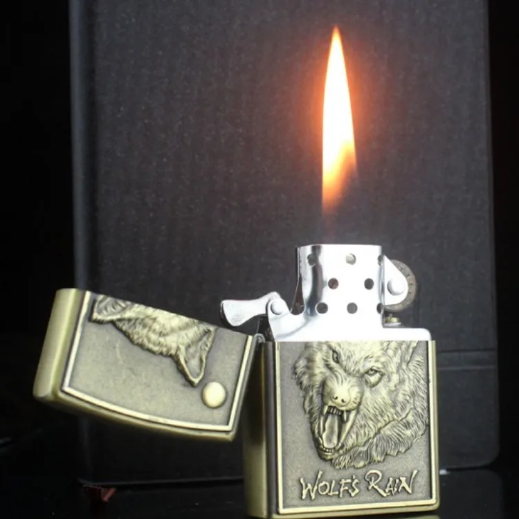 Креативная бронзовая керосиновая Зажигалка рельефы Зажигалка Constantine/flower/horse/eagle/skull