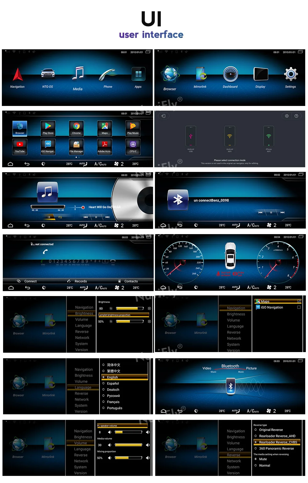 HD1920* 720 ips 10,2" экран Android 9,0 8 ядерный автомобильный dvd-плеер для Mercedes benz E Class W212 2009 2010 2011 2013