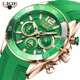 Watches Mens LIGE Top Brand Waterproof Clock Male Silicone Strap Sport Quartz Watch For Men Big Dial Chronograph Wristwatch 2021 Other Image