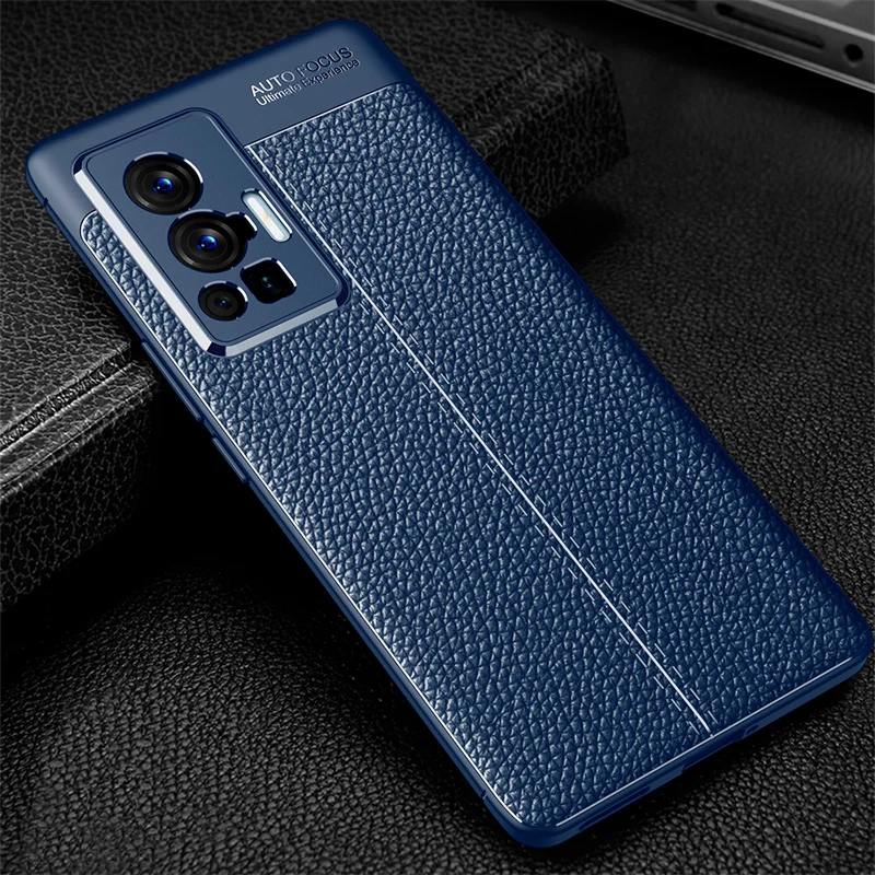 For Vivo X70 Pro Case For Vivo X70 Pro Cover Coque Luxury Shockproof Back Phone Bumper TPU Leather For Fundas Vivo X70 Pro Cover