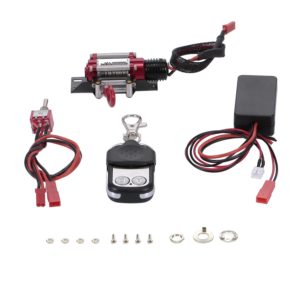 1/10 RC автомобильная автоматическая гусеничная лебедка и беспроводной пульт