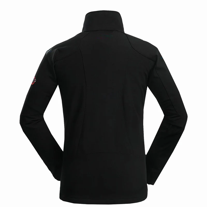 

Winter Outdoor Male Soft shell Windbreaker Jacket Waterproof Thermal Mountain Climbing Sports Anti-UV Fleece Breathable Jacket