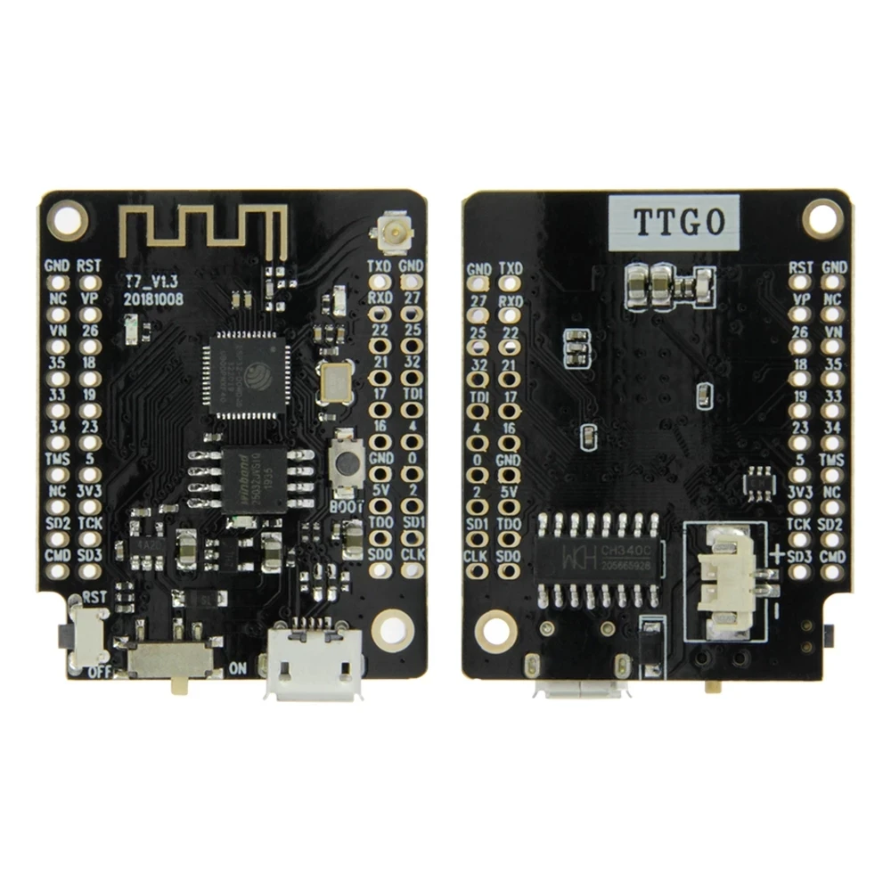 

LILYGO® TTGO T7 V1.3 MINI 32 ESP32 WiFi Bluetooth Module Development Board
