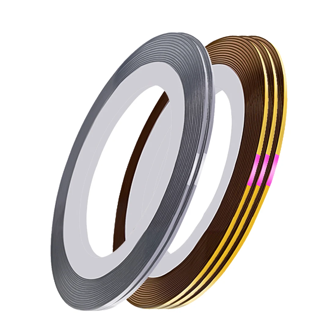 

8pcs Mixed Color Nail Art Striping Line Decoration Adhesive Nail Sticker Decal Foil DIY Nail Art Tips Decoration Nail Tape 1mm