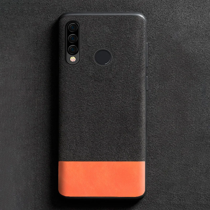 Phone Case For Huawei Mate 9 10 20 Pro P10 P20 P30 Lite Suede Stitching Oil Wax Skin Soft TPU Funda Honor 8X | Мобильные телефоны и