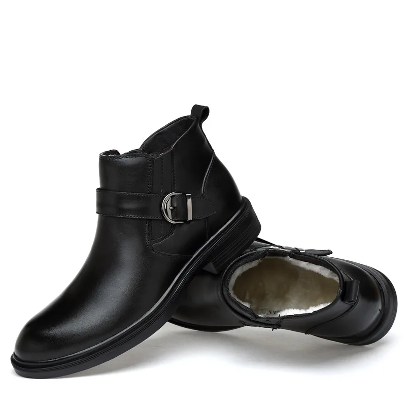 Зимние мужские ботильоны martin теплые плюшевые ботинки большие размеры 36 46 Рабочая