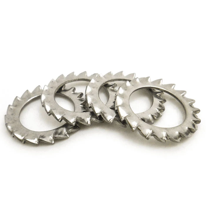 Шайба с внешней зубной блокировкой из нержавеющей стали DIN6798A шайба замком A2